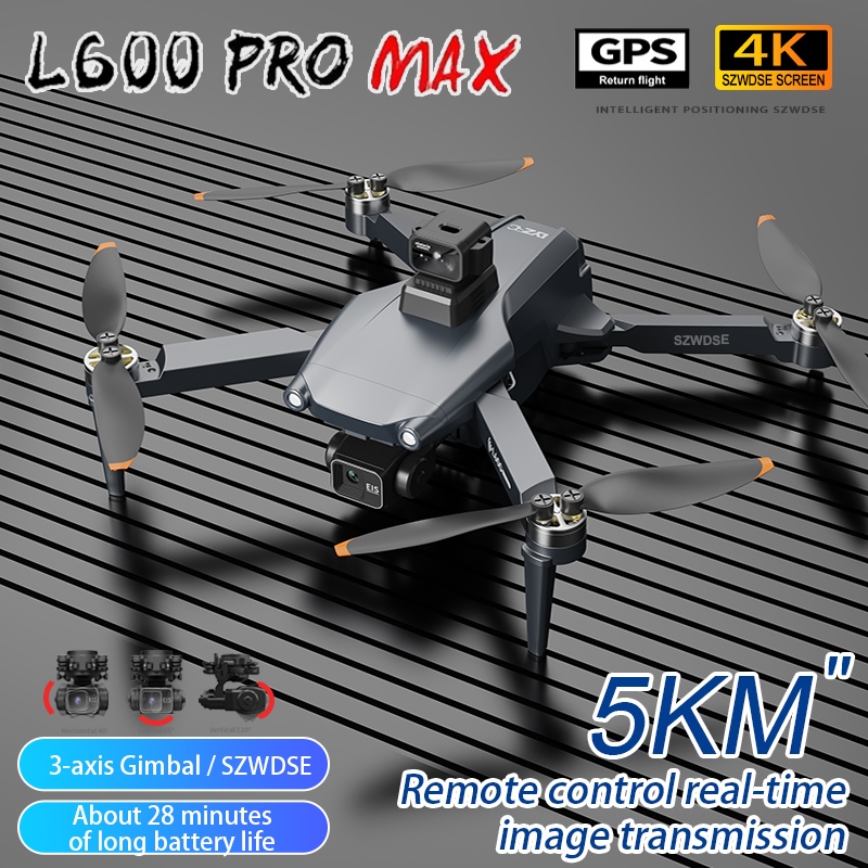 L600 Pro MAX /L600 PRO Drone 4 - đánh giá và giá Drone Camera With Gimbal